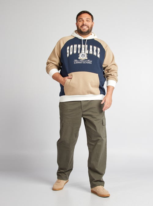 Sweatshirt com capuz estilo universidade americana - Kiabi