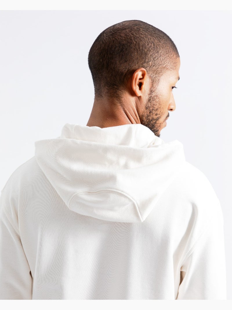 Sweatshirt com capuz evasion cru Ecru - Kiabi