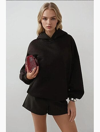 Sweatshirt com capuz extra grande e pesado hiccup