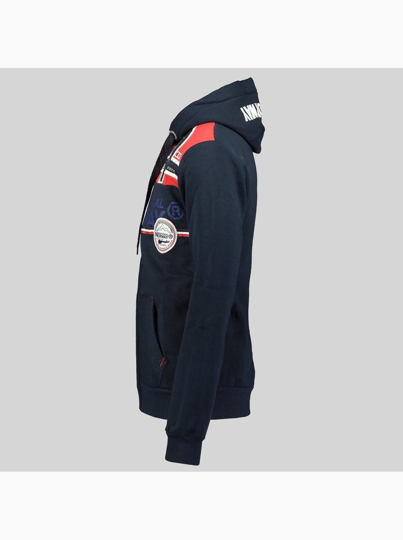 Sweatshirt com capuz faponie – geographical norway Azul-marinho - Kiabi