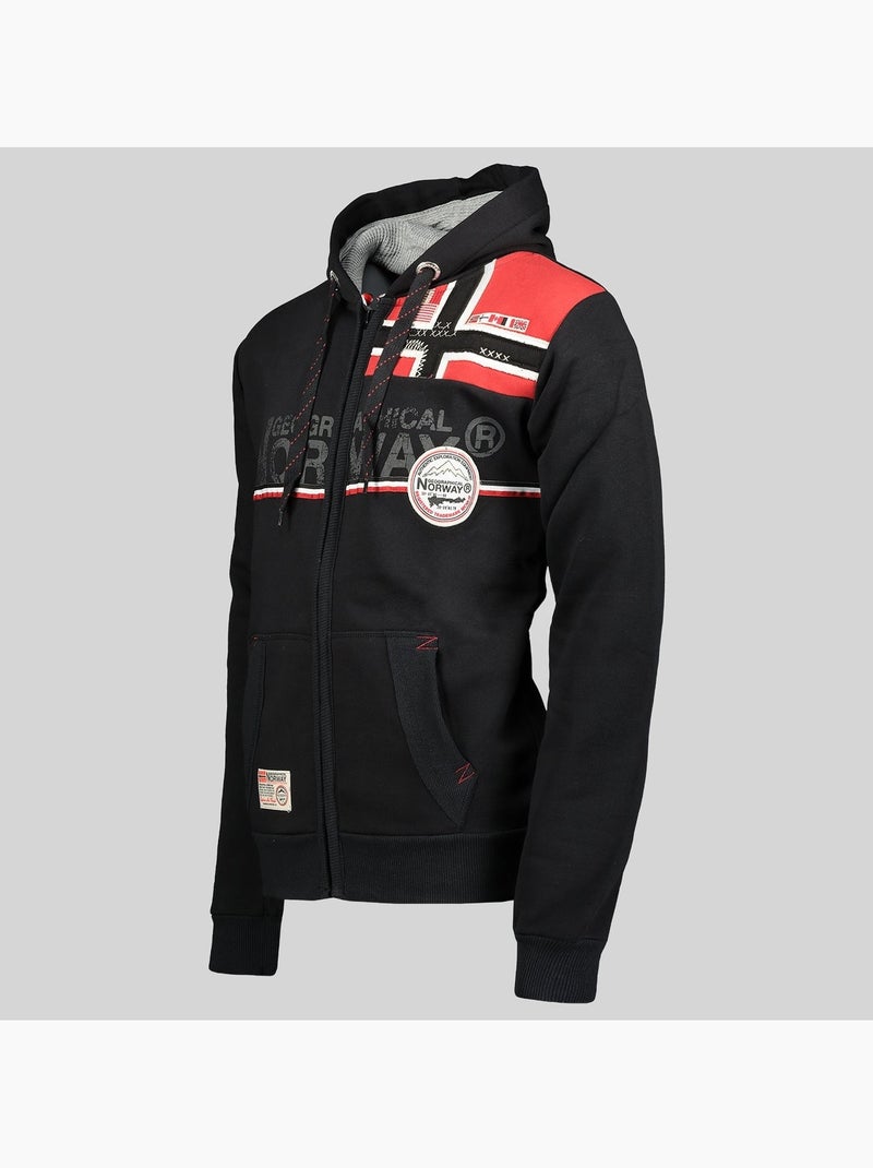 Sweatshirt com capuz faponie – geographical norway Preto - Kiabi