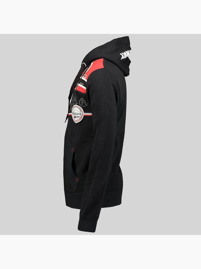 Sweatshirt com capuz faponie – geographical norway Preto - Kiabi