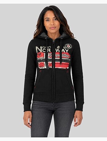 Sweatshirt com capuz farlotte – geographical norway