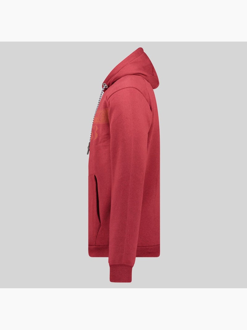 Sweatshirt com capuz fastlife – geographical norway Bordô - Kiabi