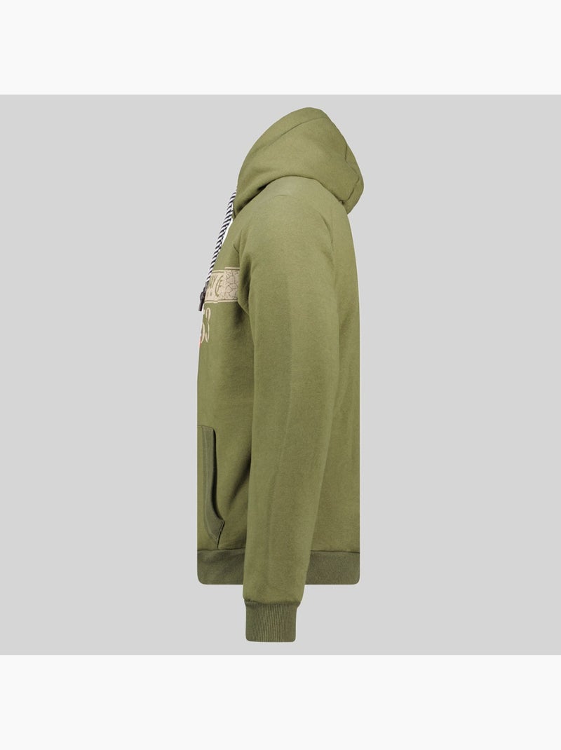 Sweatshirt com capuz fastlife – geographical norway Cáqui - Kiabi