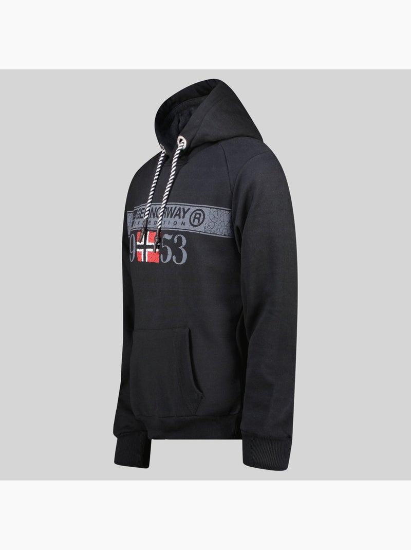 Sweatshirt com capuz fastlife – geographical norway Preto - Kiabi