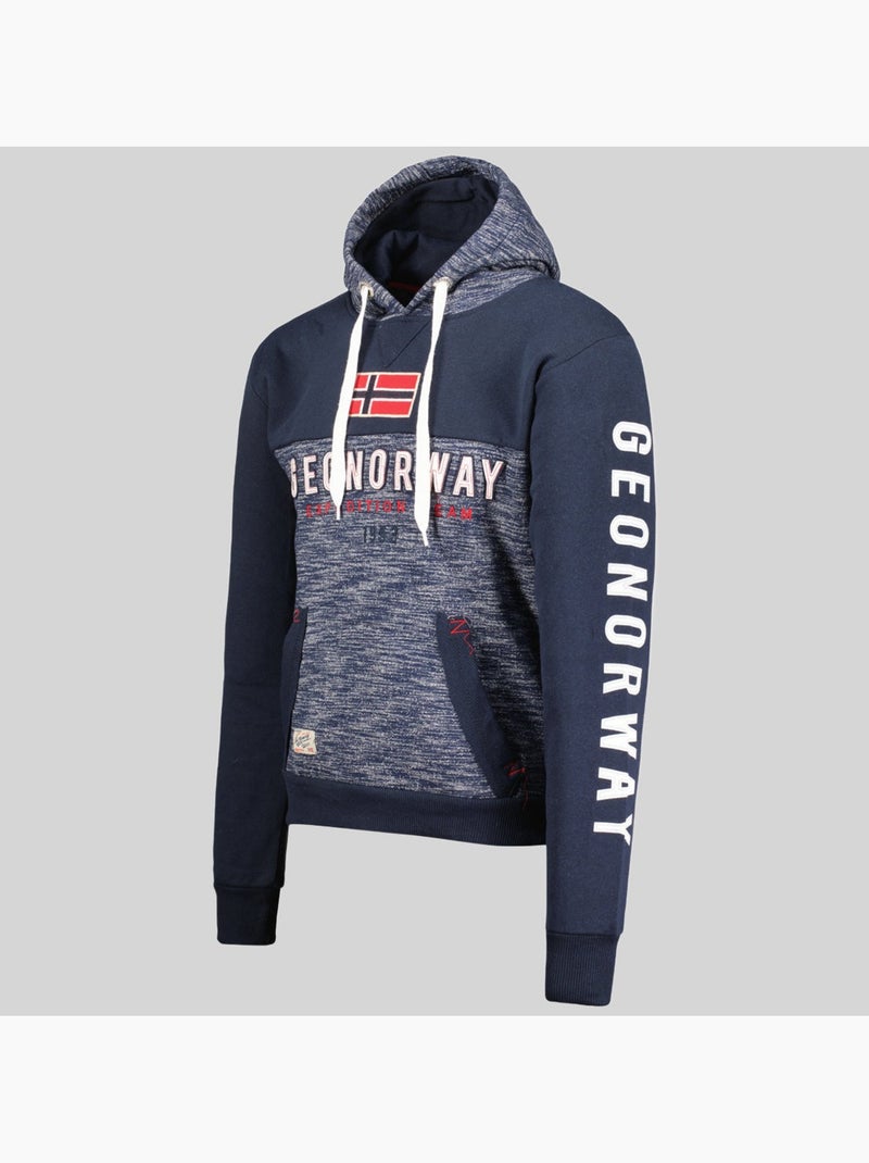 Sweatshirt com capuz ferato – geographical norway Azul-marinho - Kiabi