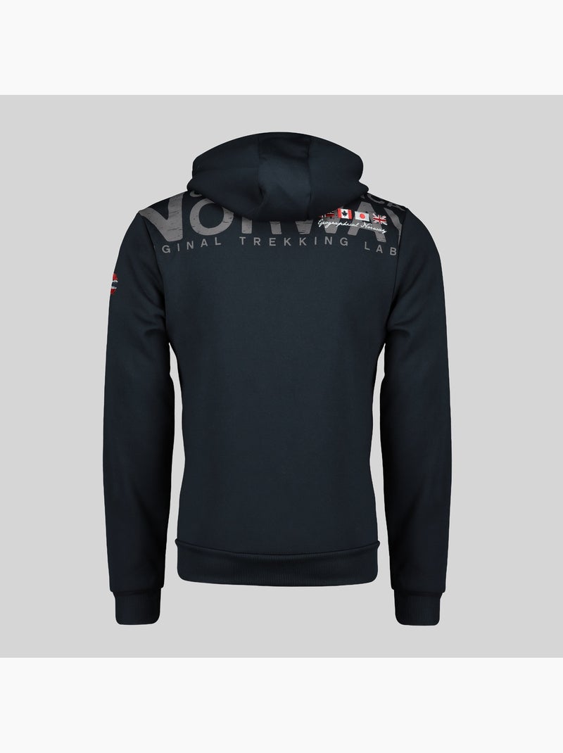 Sweatshirt com capuz fespote – geographical norway Azul-marinho - Kiabi