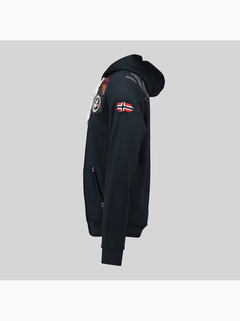Sweatshirt com capuz fespote – geographical norway Azul-marinho - Kiabi