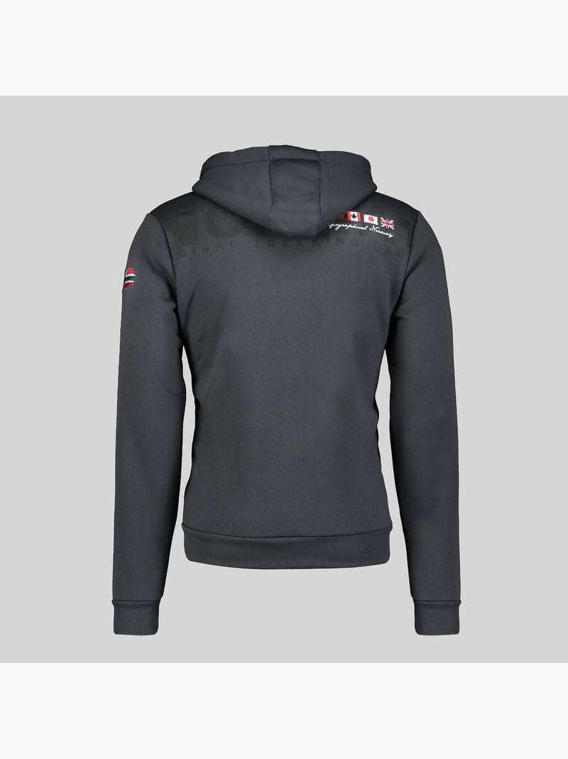 Sweatshirt com capuz fespote – geographical norway Cinza escuro - Kiabi