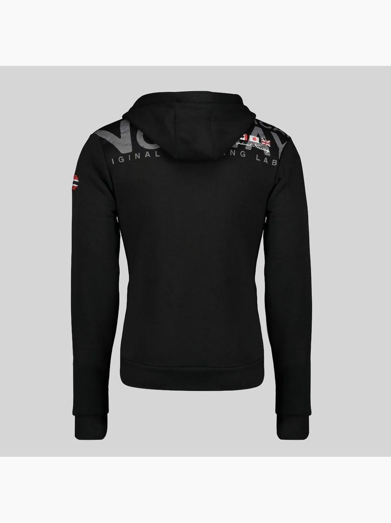 Sweatshirt com capuz fespote – geographical norway Preto - Kiabi