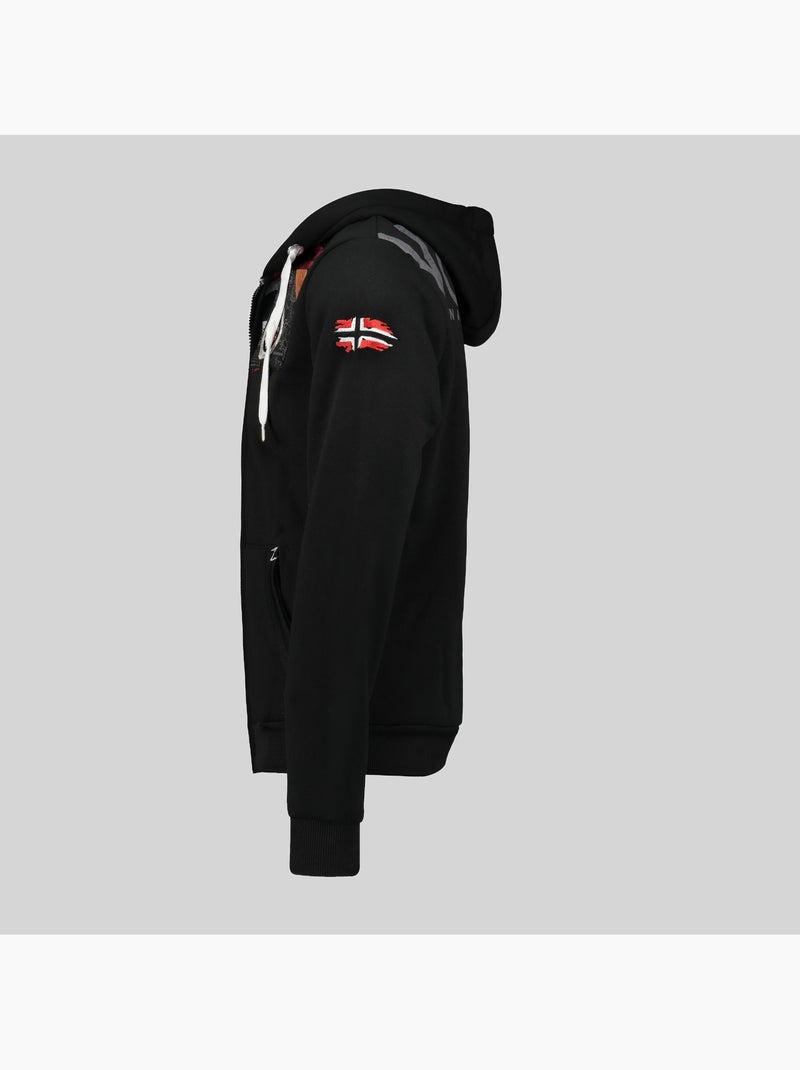 Sweatshirt com capuz fespote – geographical norway Preto - Kiabi