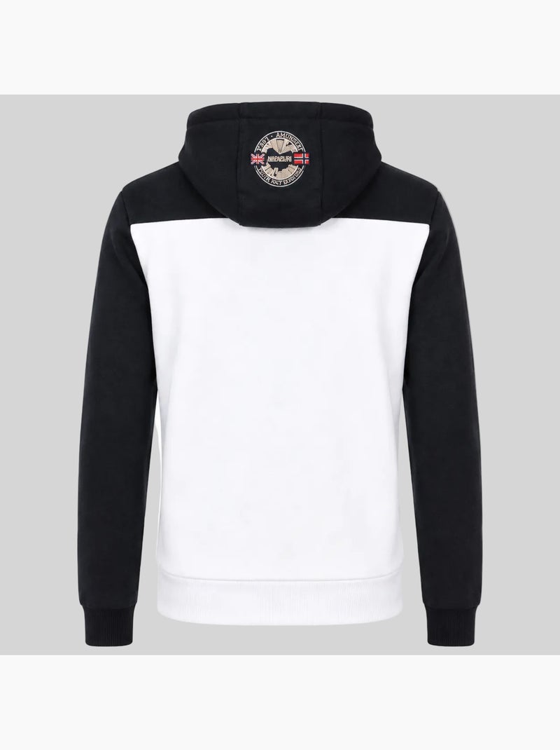Sweatshirt com capuz finion – geographical norway Branco - Kiabi