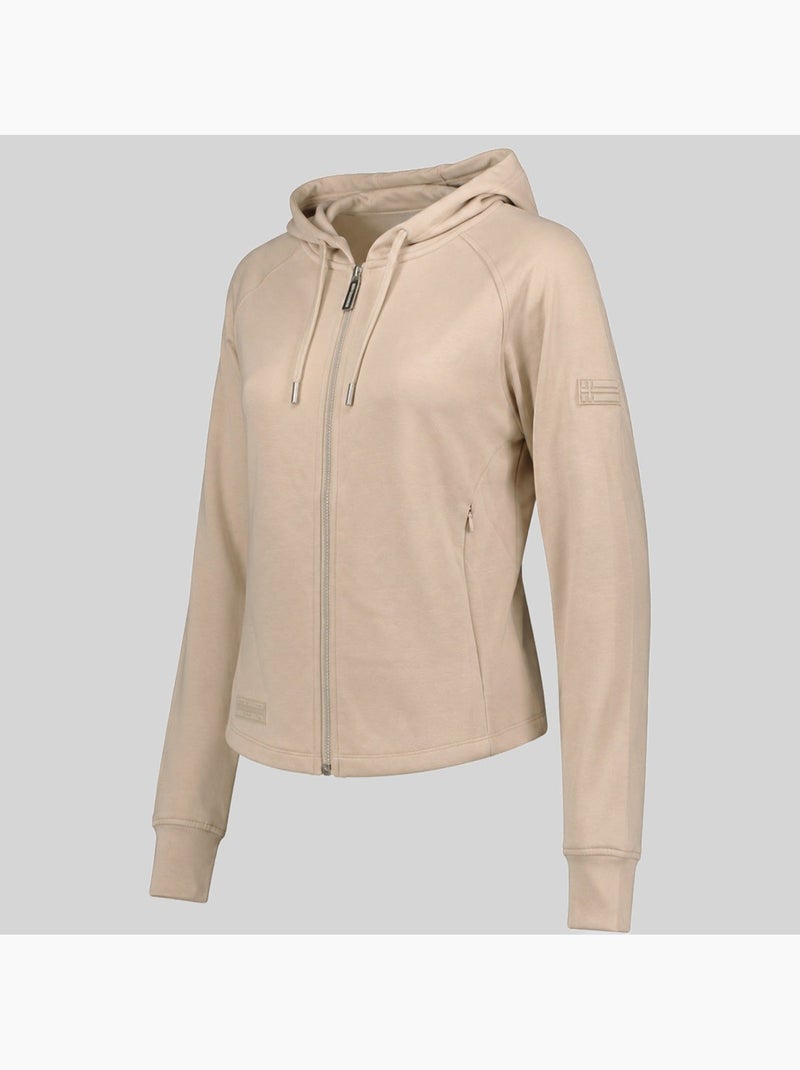 Sweatshirt com capuz fionale hood fz – geographical norway Areia - Kiabi