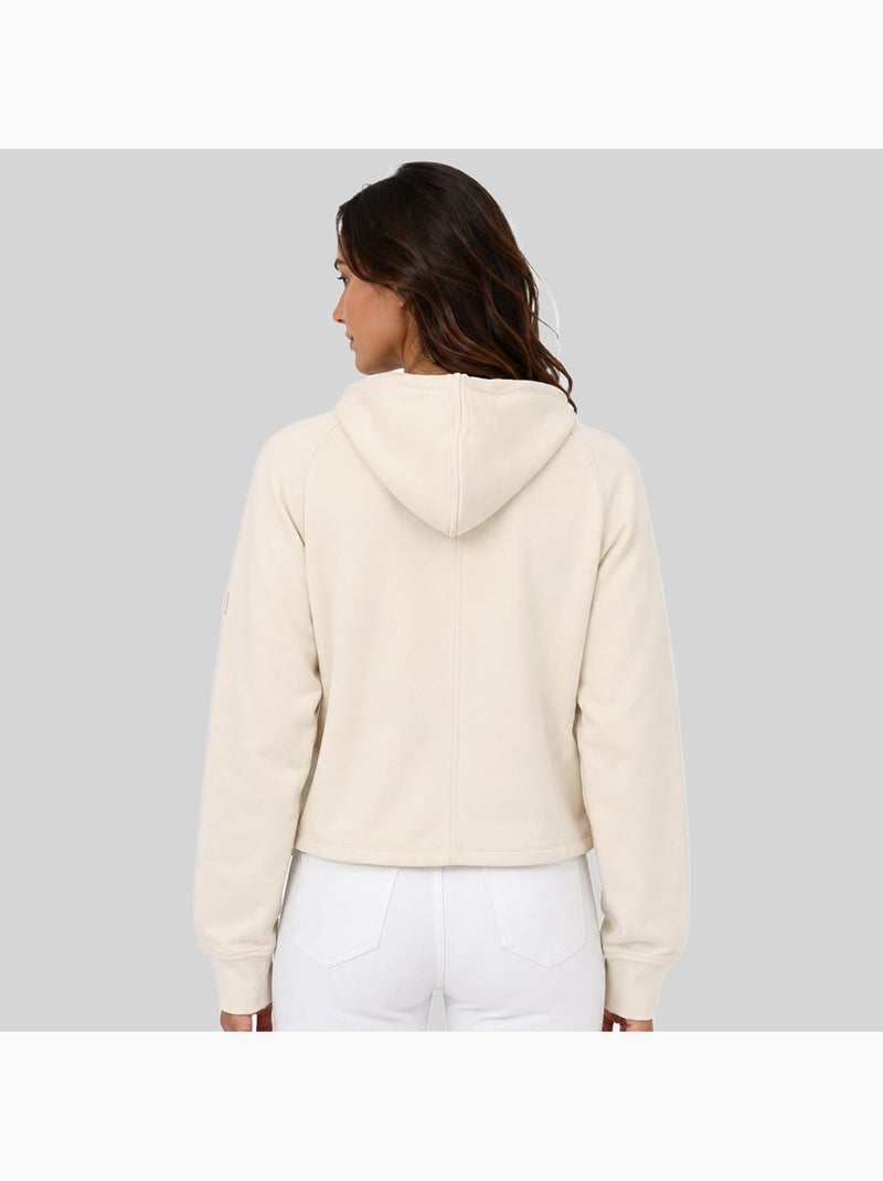 Sweatshirt com capuz fionale hood fz – geographical norway Branco sujo - Kiabi