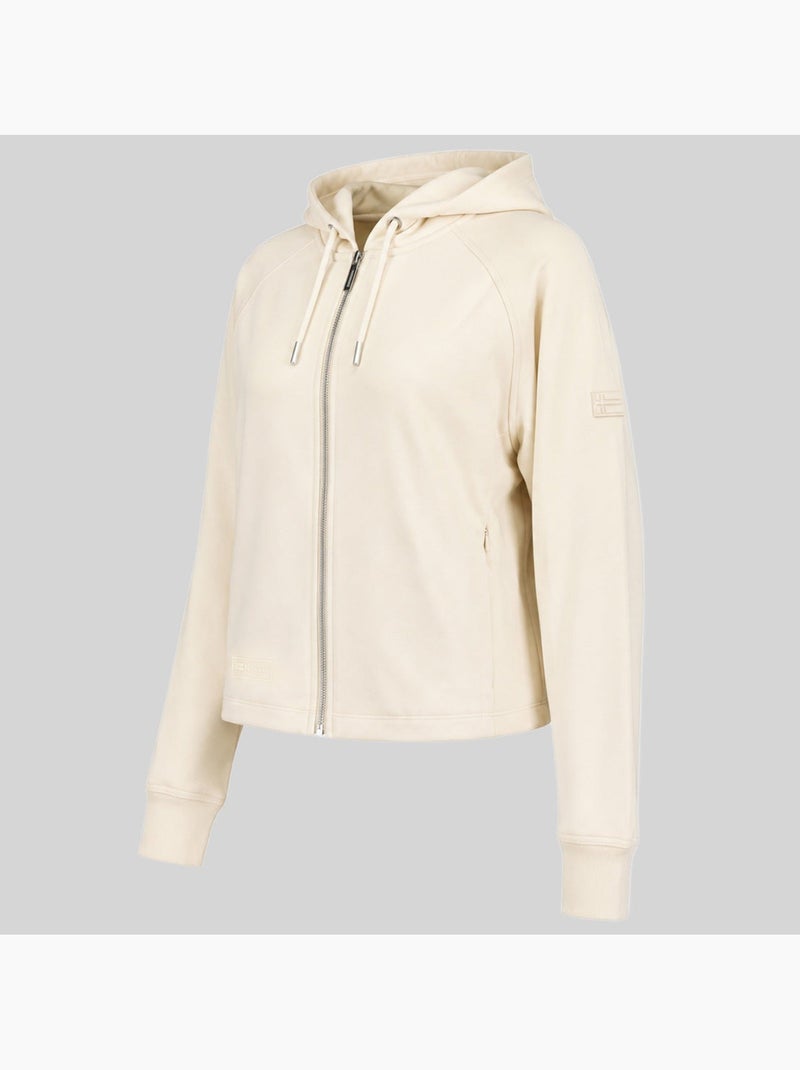 Sweatshirt com capuz fionale hood fz – geographical norway Branco sujo - Kiabi