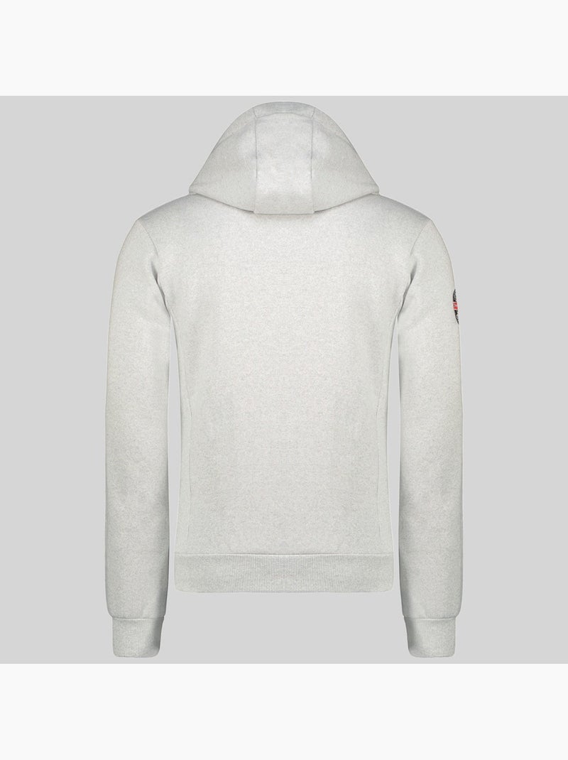 Sweatshirt com capuz flepto – geographical norway Cinza claro - Kiabi