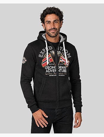 Sweatshirt com capuz flepto – geographical norway