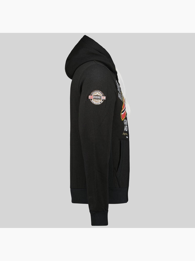 Sweatshirt com capuz flepto – geographical norway Preto - Kiabi