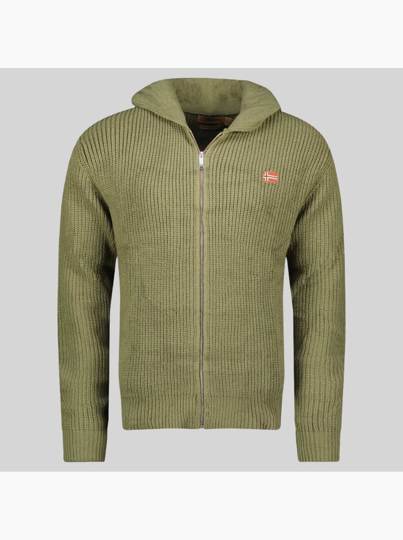 Sweatshirt com capuz flexibus – geographical norway Verde oliva - Kiabi