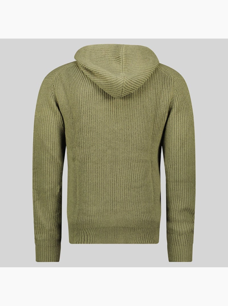 Sweatshirt com capuz flexibus – geographical norway Verde oliva - Kiabi