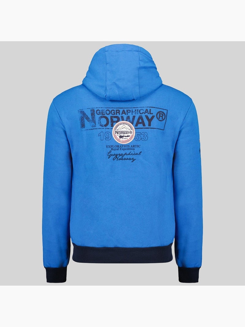 Sweatshirt com capuz flyer – geographical norway Azul-real - Kiabi