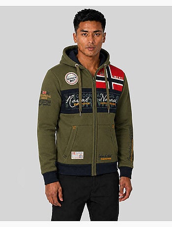 Sweatshirt com capuz flyer – geographical norway