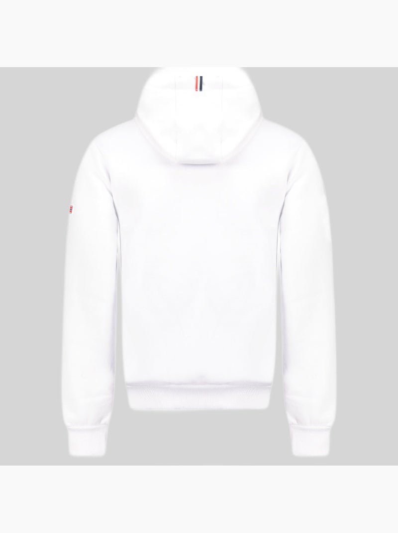 Sweatshirt com capuz fogora – geographical norway Branco - Kiabi