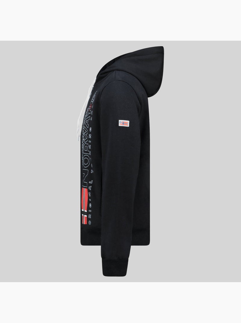 Sweatshirt com capuz fogora – geographical norway Preto - Kiabi