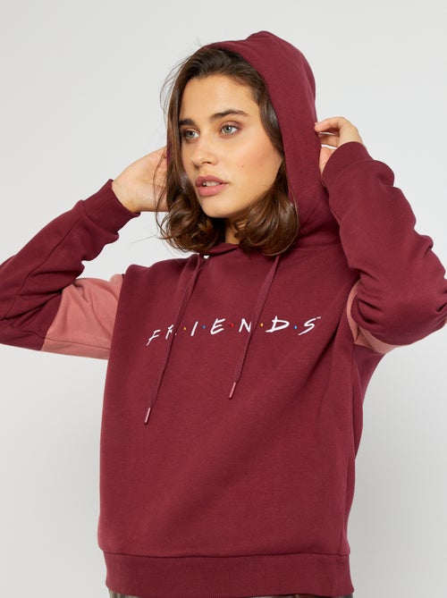 Sweatshirt com capuz 'Friends' - Kiabi