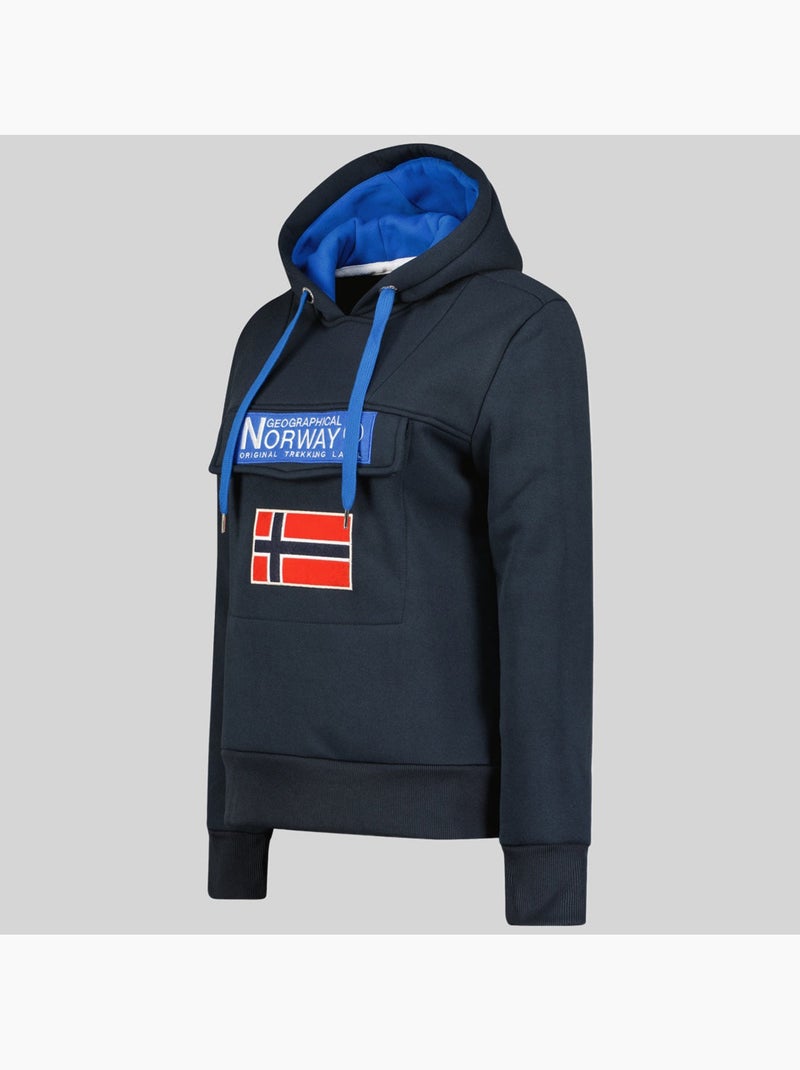 Sweatshirt com capuz gadrien – geographical norway Azul-marinho - Kiabi