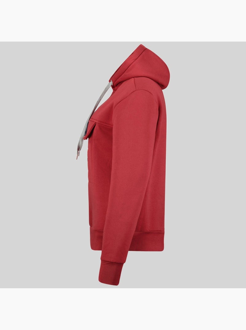Sweatshirt com capuz gadrien – geographical norway Bordô - Kiabi