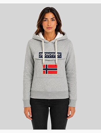 Sweatshirt com capuz gadrien – geographical norway