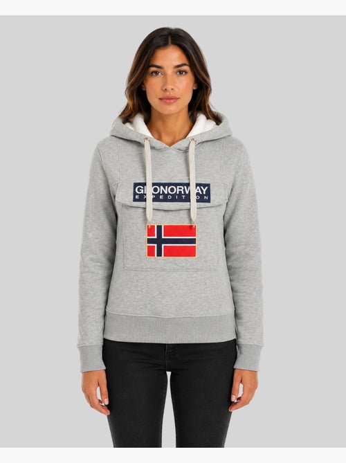 Sweatshirt com capuz gadrien – geographical norway - Kiabi Sweatshirt com capuz gadrien – geographical norway - Kiabi