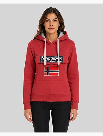 Sweatshirt com capuz gadrien – geographical norway