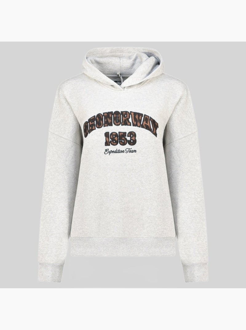 Sweatshirt com capuz gaphir – geographical norway Cinza claro - Kiabi