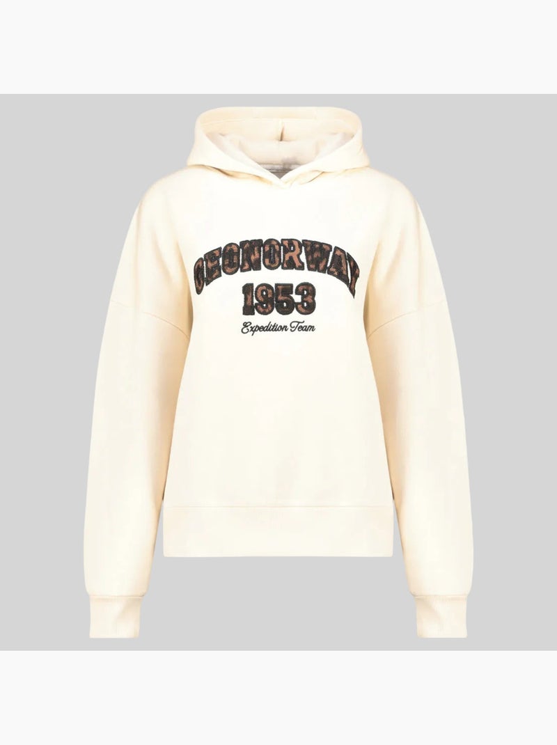 Sweatshirt com capuz gaphir – geographical norway Creme - Kiabi