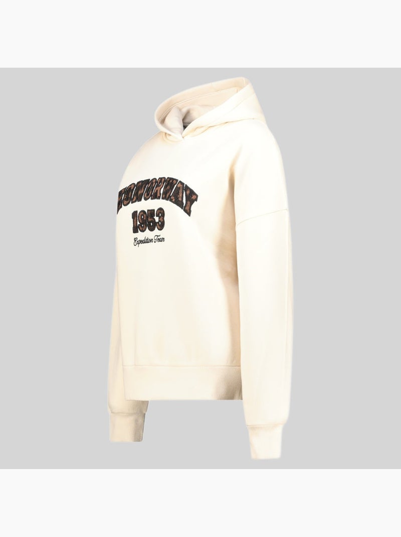 Sweatshirt com capuz gaphir – geographical norway Creme - Kiabi