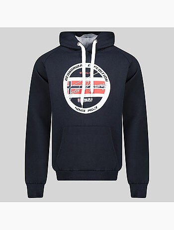 Sweatshirt com capuz garis – geographical norway