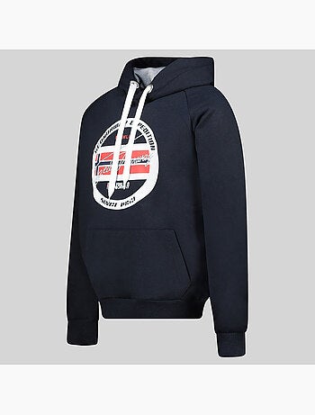 Sweatshirt com capuz garis – geographical norway