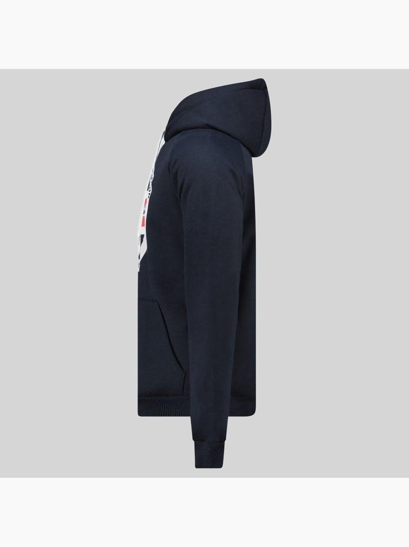 Sweatshirt com capuz garis – geographical norway Azul-marinho - Kiabi