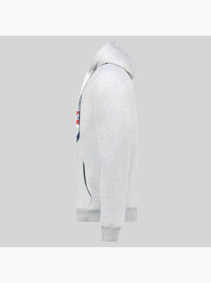 Sweatshirt com capuz garis – geographical norway Cinza claro - Kiabi