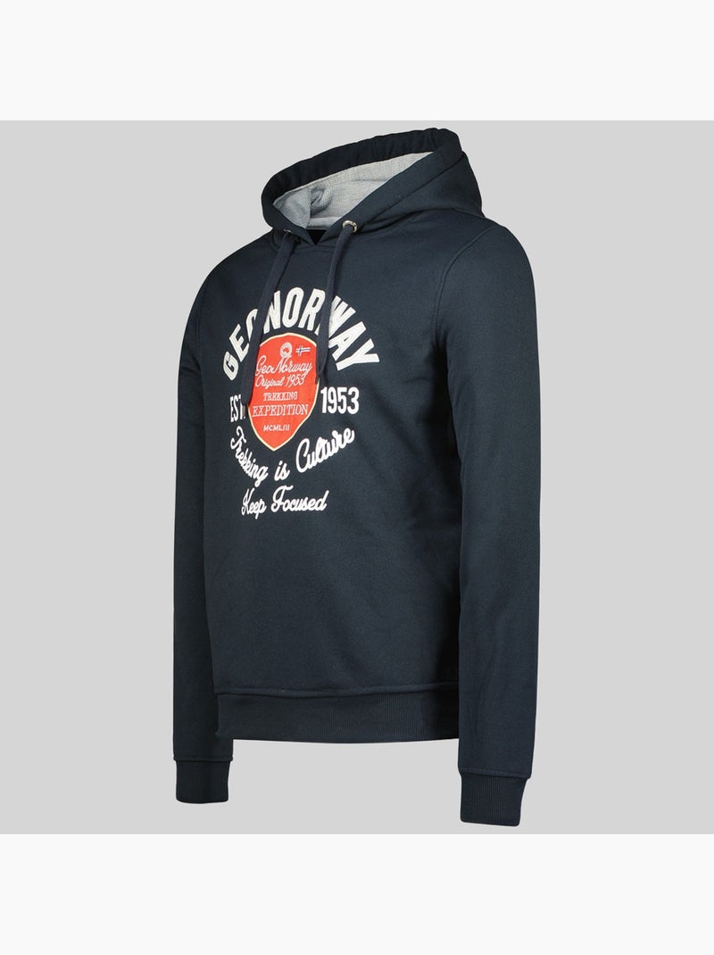 Sweatshirt com capuz garlon – geographical norway Preto - Kiabi