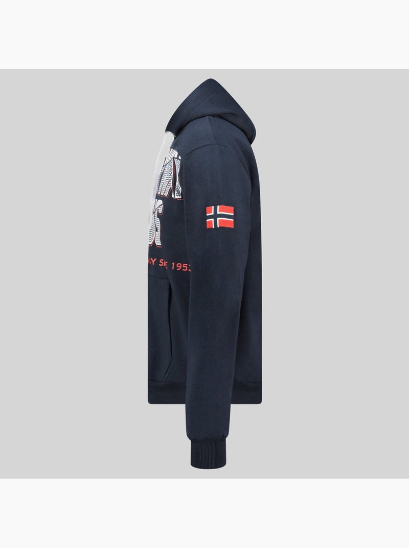 Sweatshirt com capuz gasper – geographical norway Azul-marinho - Kiabi