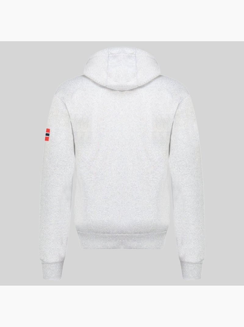 Sweatshirt com capuz gasper – geographical norway Cinza claro - Kiabi