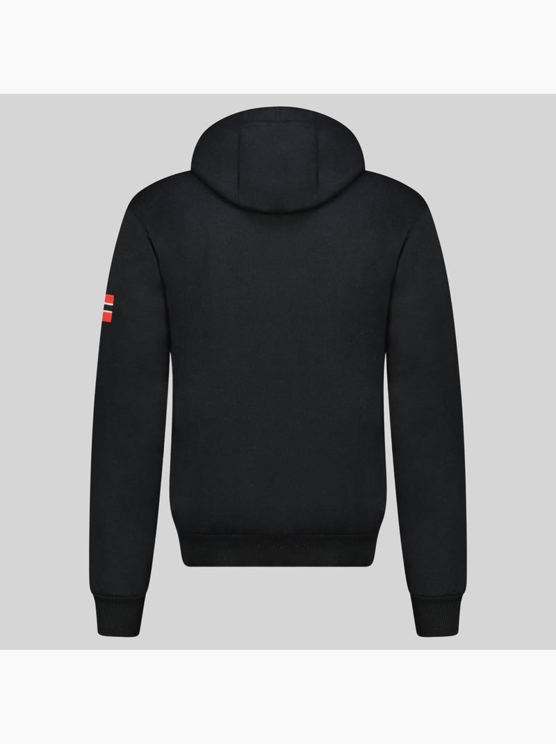Sweatshirt com capuz gasper – geographical norway Preto - Kiabi
