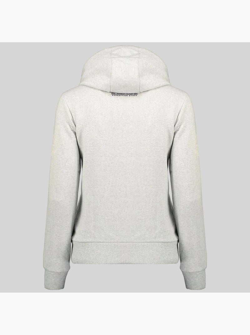 Sweatshirt com capuz gayto – geographical norway Cinza claro - Kiabi