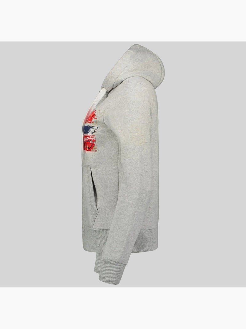 Sweatshirt com capuz gayto – geographical norway Cinza claro - Kiabi