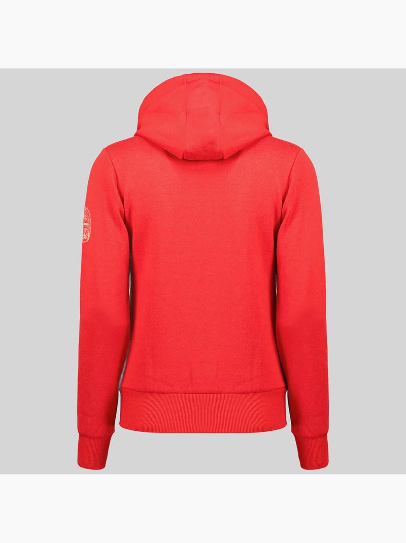 Sweatshirt com capuz gayto – geographical norway Vermelho - Kiabi