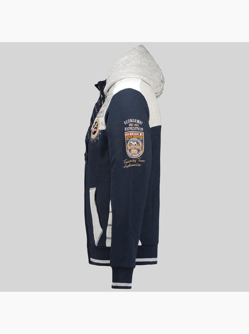 Sweatshirt com capuz geday – geographical norway Azul-marinho - Kiabi